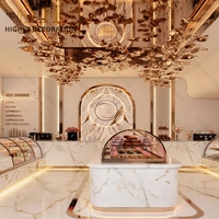 Comptoir de présentation de pain haut de gamme en bois et verre, mobilier de boulangerie, vitrine à gâteaux en acier inoxydable