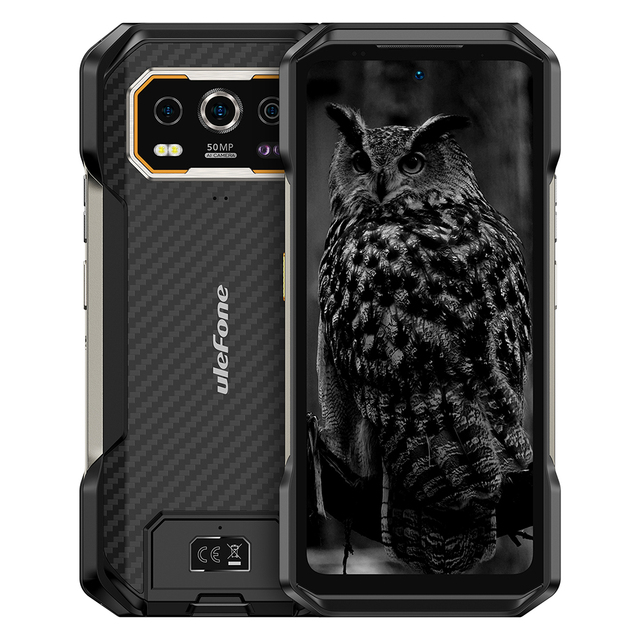 Ulefone Armor 27 Rugged Phone 12gb+256gb Smartphone Nfc Android 15 10600mah 6.78" FHD+ 120Hz 33w Fast Charge Rugged Phone