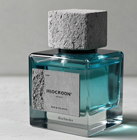 Couvercle de parfum en céramique blanche unique OEM/ODM Couvercle en pierre de marbre dur fourni librement avec bouchon carré pour emballage de parfum