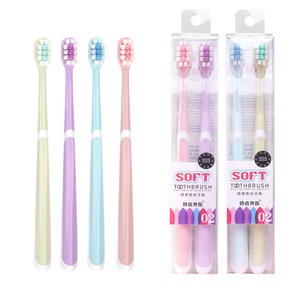 Paquete de 2 Cepillos de Dientes Suaves para Adultos con Cabezal Cuadrado Pequeño y Cerdas Finas de Alta Densidad 617 Supermarket Source From Yangzhou - Product Image 4