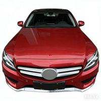 Kit carrosserie d'occasion Mercedes-Benz Classe C W205 Facelift 2015-2018 en fibre de carbone : Lame de pare-chocs avant, spoiler, diffuseur, séparateur, à visser