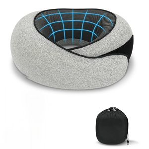 Good Quality Memory Foam Travel <b>Pillow</b>-Adjustable, Skin Friendly and Portable Neck Support - Product Image 1