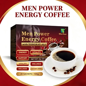 กาแฟวินส์ทาวน์เพิ่มพลังชาย บำรุงร่างกาย เพิ่มสมรรถภาพทางเพศ ปรับปรุงคุณภาพอสุจิ ด้วยสารสกัดจากมาคาและโสม - Product Image 1