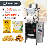 Machine d'emballage verticale entièrement automatique VFFS pour snacks, pop-corn, tranches de fromage, chips de banane