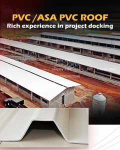 Feuille de pvc, prix de gros, tuiles de toit ondulées personnalisées, ligne de Production colorée, tuile 4 couches anticorrosion ASAPVC - Product Image 3