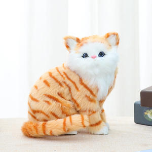 Fourrure de <span class=keywords><strong>chat</strong></span> <span class=keywords><strong>persan</strong></span>, jouet artisanal pour la maison, décoration de magasin - Product Image 2