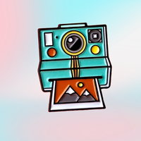 Superbe cadeau : Épingles en émail rétro pour appareil photo, pour photographes et vlogueurs