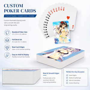 Cartas de Póker Personalizadas con Diseño Romántico y Sexy de <span class=keywords><strong>Anime</strong></span>, Impresas en Papel Ecológico, <span class=keywords><strong>Juego</strong></span> Sexual para Adultos y Familias - Product Image 2