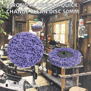 <span class=keywords><strong>Disque</strong></span> abrasif à changement rapide, dureté moyenne, bande violette, 50 mm, OEM, pour le meulage de surfaces en acier inoxydable et bois - Product Image 4