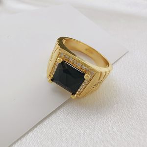 Anillo de Mujer JML al por Mayor, de Latón Laminado en Oro, Estilo Hiphop Retro, con Diamantes Multicolor Cuadrados, Chapado en Oro de 14K, Zirconia 3A, Corazón - Product Image 6