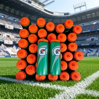 Bouteille de sport Gatorade personnalisée de 1000 ml (32 oz) à compression souple pour le stockage d'eau potable en extérieur, compatible eau bouillante