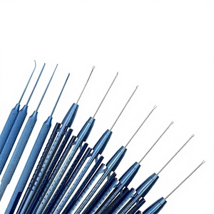 Ensemble d'instruments ophtalmiques orthopédiques de haute qualité pour la rétine vitréo, comprenant un crochet rétinal et des pinces ophtalmiques, en acier inoxydable allemand, réutilisable - Product Image 5