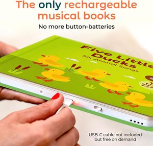 Livre sonore interactif pour enfants en anglais avec <span class=keywords><strong>des</strong></span> chansons de berceuse, couverture rigide en EVA, de haute qualité, fabriqué sur mesure en usine, pour l'apprentissage précoce musical - Product Image 3