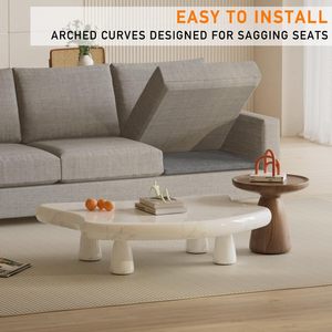 <strong>Sofa</strong> Furniture Curved High Density <strong>Sofa</strong> Couch <strong>Cushion</strong> <strong>Support</strong> for Sagging Seat | Seat <strong>Cushion</strong> Sagging Repair with Washable Cover - Product Image 6