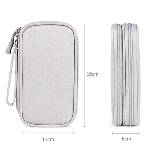 Organisateur de câbles, accessoires de voyage, sac de rangement pour batterie externe/chargeur/câbles/souris sans fil - Nylon + polyester, étui de transport et de rangement - Product Image 5