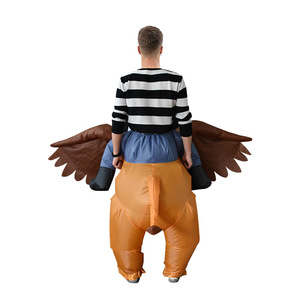 Trajes de boneca animal para Halloween, dia da independência, festa, águia, <span class=keywords><strong>griffin</strong></span>, fantasia de mascote, adereços engraçados, roupas de equitação, fantasia inflável