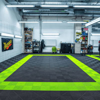 SUEZ Carreaux de garage d'atelier Carreaux de garage en plastique design simple couleur carreaux de garage modernes Carreaux de sol de garage