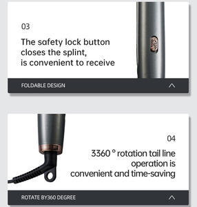 Lisseur de cheveux infrarouge à ions négatifs alimenté par batterie personnalisé pour un usage domestique et hôtelier - Product Image 6