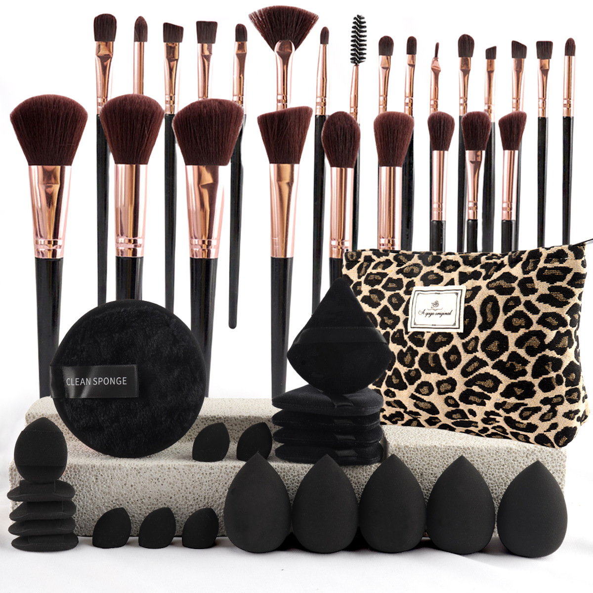 Conjunto de 47 piezas con estampado de leopardo 1