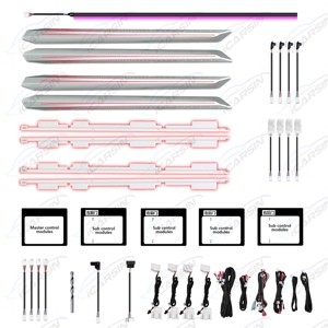 Éclairage Ambiant LED 64 Couleurs Amélioré pour <span class=keywords><strong>Audi</strong></span> A3 8Y 2021 à 2024 Accessoires d'Intérieur Lumières de Tableau de Bord et de Portes - Product Image 2