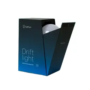 Scatole di imballaggio Innovative per lampadine all'ingrosso Logo personalizzato confezione personalizzata creativa scatola di imballaggio personalizzata di alta qualità