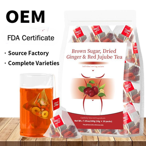 Micro tè zucchero di canna essiccato zenzero rosso giuggiolo tè per donna verme ridurre il dolore sul periodo materiali organici 200g - Product Image 1