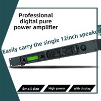 Amplificateur de puissance numérique BHA M25 8Ω 2*500W pour la maison, le karaoké et les conférences, haute puissance, deux canaux, 1U, petit volume, amplificateur de puissance pur pour enceintes, OEM