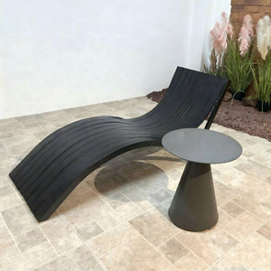 Lit de Jardin Moderne de Luxe Personnalisé de Haute Qualité pour Piscine Extérieure, en Aluminium Durable et Imperméable, pour Patio et Cabane de Plage - Product Image 2