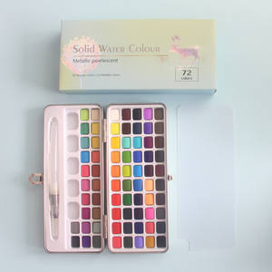 Ensemble de peinture <span class=keywords><strong>gouache</strong></span> aquarelle <span class=keywords><strong>solide</strong></span> en options de 50/72/90/100 points - Product Image 6