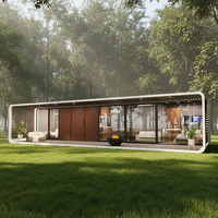 Maison conteneur modulaire en acier Apple intégrée - Pod de bureau écologique préfabriqué en forme de capsule pour l'hôtellerie touristique
