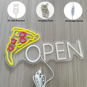 Letrero de neón LED para Pizza, luz acrílica abierta, arte de pared para negocios, hogar, <span class=keywords><strong>pizzería</strong></span>, cocina, horno, decoraciones para fiestas - Product Image 6