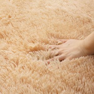 CR salon et chambre tapis rond haute pile fait à la <span class=keywords><strong>machine</strong></span> tapis cheveux longs lavable pour salon ou chambre - Product Image 5