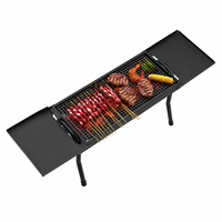 Barbecue portable multifonctionnel de précision pour l'extérieur, avec revêtement par pulvérisation, idéal pour le camping