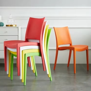 Alta calidad diseño Simple ocio Pp Silla de comedor fuerte precio bajo apilable al aire libre plástico <span class=keywords><strong>Chaira</strong></span> - Product Image 5