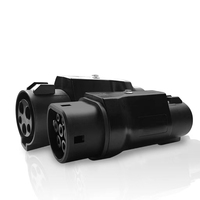 Adaptador RUIVANDA Tipo 2 a Tipo 1/Tipo 2 a GBT 16A/32A Monofásico/Trifásico 250V con Certificación CE para Cargador de Vehículos Eléctricos