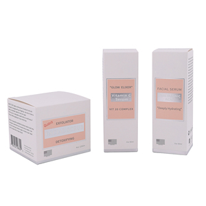 Dossiers en carton cosmétiques pliables personnalisés avec logo, revêtement UV, pelliculage mat, gaufrage, matériaux recyclés, pour crème pour les yeux et crème - Product Image 4