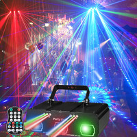 Projecteur laser UV à coque en fer, activé par le son, pour discothèque, événements, location, bar, boîte de nuit, éclairage de scène DJ