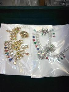 Multi <b>Colour</b> AD <b>Stone</b> Choker Necklace Set with Maangtikka | Best Wedding Jewelry for Wedding Engagement and Anniversary - Product Image 3