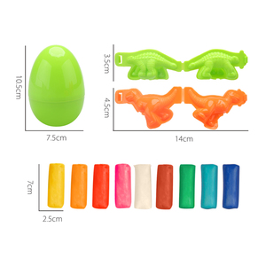 Juego de huevos de Pascua para niños, Set de 5 paquetes de masa de juegos, masa de dinosaurios, herramientas de creación con animales, 4 Uds./PDQ - Product Image 6