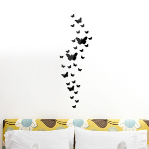 Pegatinas de Pared Acrílicas de Mariposas DAMAI, Decoración 3D Removible DIY, Calcomanías de Pared para Ensamblar, Adhesivos Decorativos para Habitaciones - Product Image 1