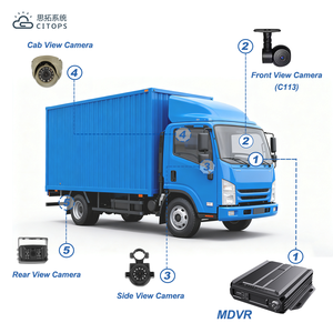 Xe phía trước giám sát máy ảnh 1080P AHD xe kỷ lục chống rung <span class=keywords><strong>Mini</strong></span> camera giám sát an toàn hệ thống taxi Bảng điều khiển ghi âm - Product Image 4