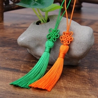 Pendentif en nœud chinois fait main sur mesure en gros, cadeau pour le Nouvel An chinois, décoration de la maison, marque-pages, pompon