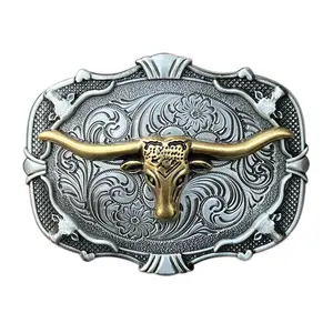 High-Quality Zinc Alloy Belt Buckle with Custom Ship Anchor Design for Casual Wear