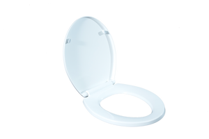 Abattant de toilettes blanc de luxe à fermeture douce avec protection antibactérienne et système d'installation DIY simple pour chaque maison - Product Image 4