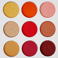 Palette d'ombres à paupières végétaliennes à haute pigmentation, marque privée, à paillettes, créez votre propre Palette d'ombres à paupières personnalisée