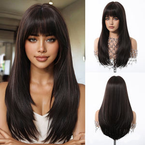 Cubrecabezas de Pelo Sintético al por Mayor para Cualquier Forma de Rostro - Suave, Ecológico y Portátil, Sedoso y Liso sin Desprendimiento para Uso Diario/Fiestas - Product Image 6