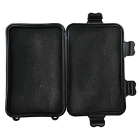 XUANLAN Trousse de survie d'urgence portable multifonctionnelle compacte en PP noir étanche (16,8x11x5cm) pour voiture, randonnée et usage extérieur