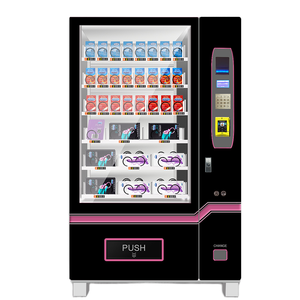 Beauty Vending Machine Black 20-150 Pcs Capacity Multiple Payment Options Touchscreen Display SDK ADA Compliant - Product Image 1