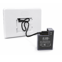 AT-Hub Flush Mount PoE ke Pengisi Daya USBC untuk Echo Hub IEEE 802.3at PoE+ ke Type-C 5V/9V 25W dengan USBC 2.0 Data Kabel