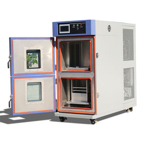 İki Bölgeli Termal Şok Test Kabini Güvenilirlik Ortam Test Cihazı Yüksek ve Düşük Sıcaklık Şok Test Cihazı - Product Image 2